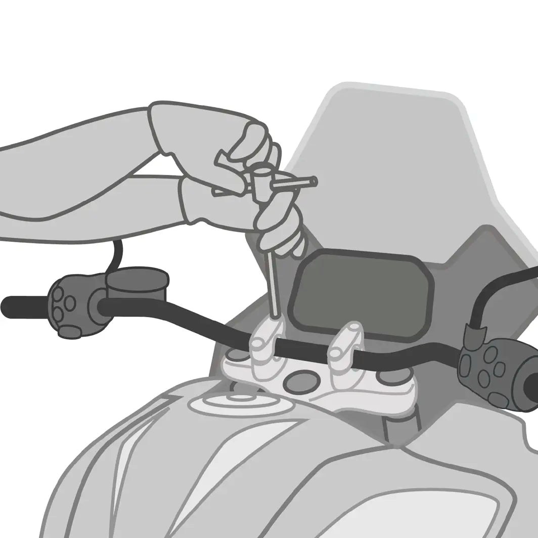 Step 2 - Kronox Handlebar Riser