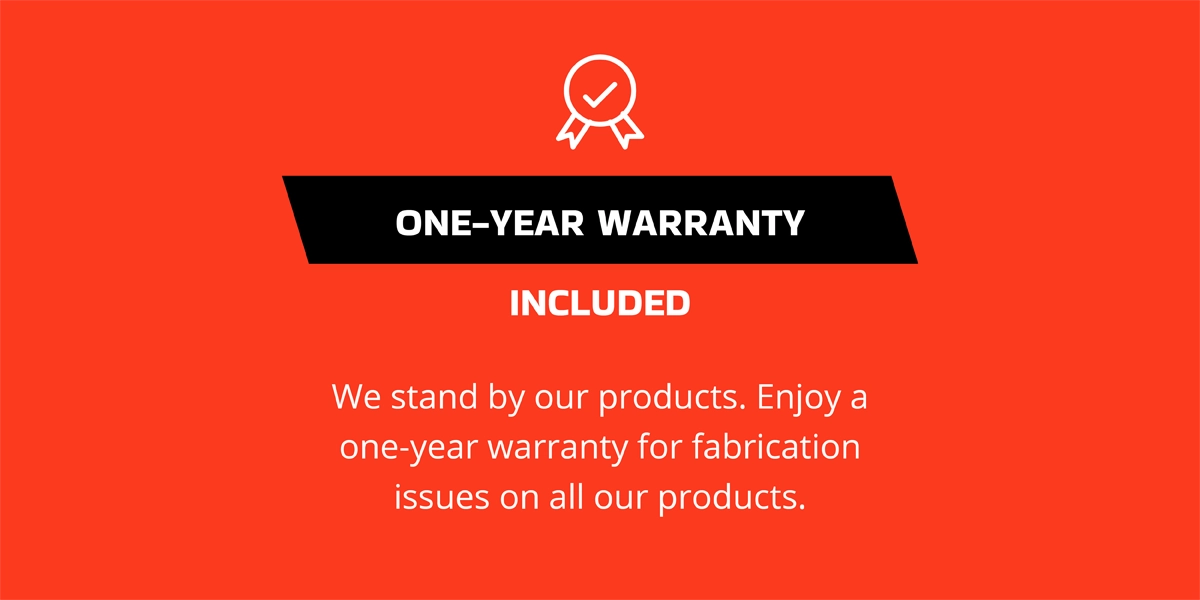 One-Year Warranty included